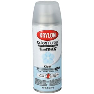 Krylon ColorMaster Paint and Primer with Durable CoverMax Technology Spray Paint Clear 11oz Krylon ColorMaster Paint and Primer with Durable CoverMax Technology Spray Paint Clear 11oz